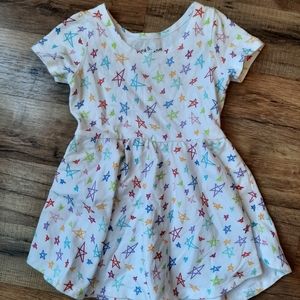 June & January 2t Rainbow Stars dress